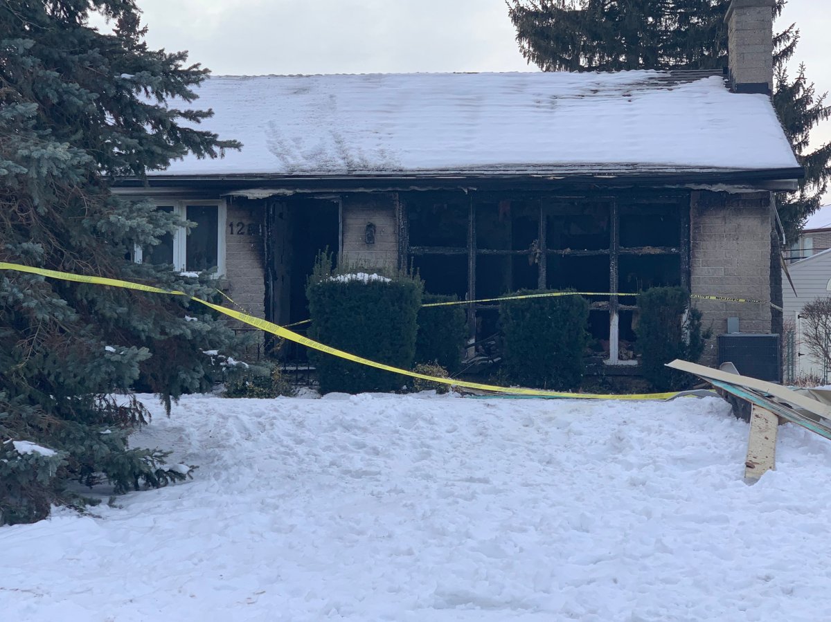 Fire crews responded to the scene at 1281 Hillcrest Ave. around 3 a.m. on Feb. 1, 2022.