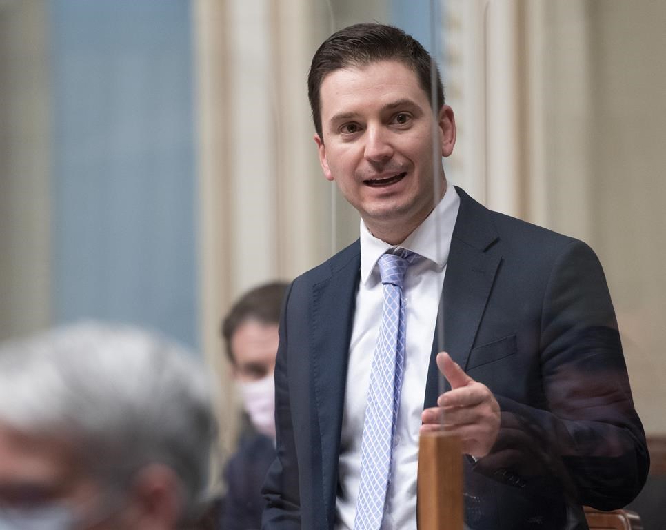 A picture of Quebec Justice Minister Simon Jolin-Barrette