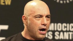 Joe Rogan is seen during a weigh-in before UFC 211 on Friday, May 12, 2017, in Dallas before UFC 211.