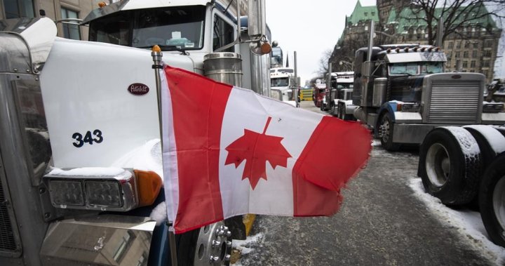 Canadian flag at truck protests: a collective symbol with individual meaning