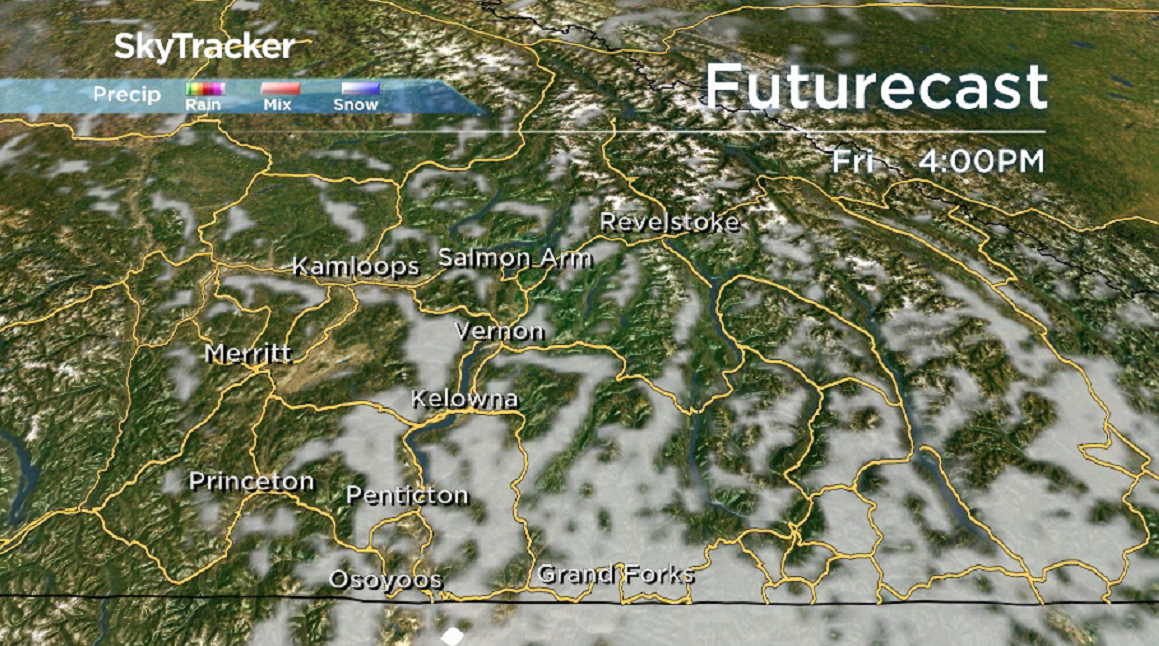 After a mostly sunny morning, a few clouds filter back into the region Friday afternoon.