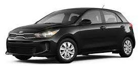 Reichel Alpeche's stolen Black 2018 Kia Rio.