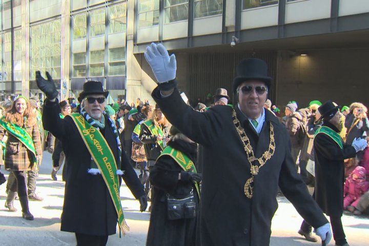 Montreal’s famous St. Patrick’s Day parade returns after pandemic cancellations