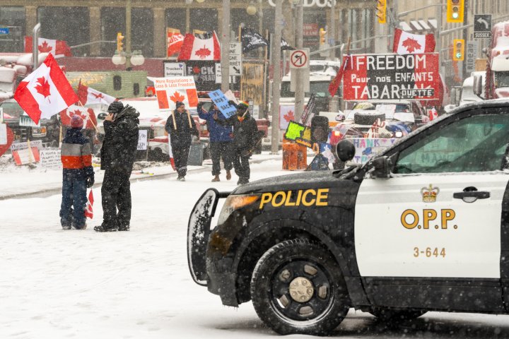 Ottawa police have been ‘amazing,’ convoy protestors say, as calls for crackdown grow