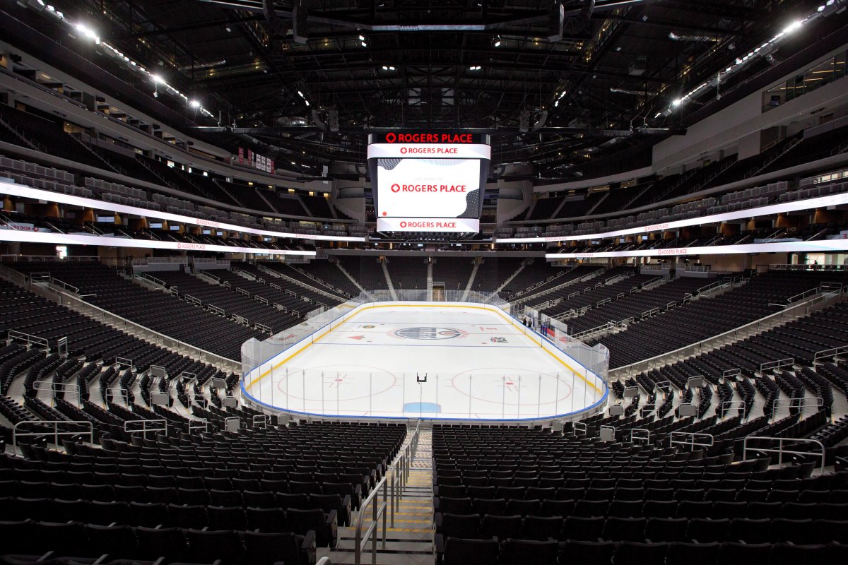File: Rogers Place arena in Edmonton, Alta.