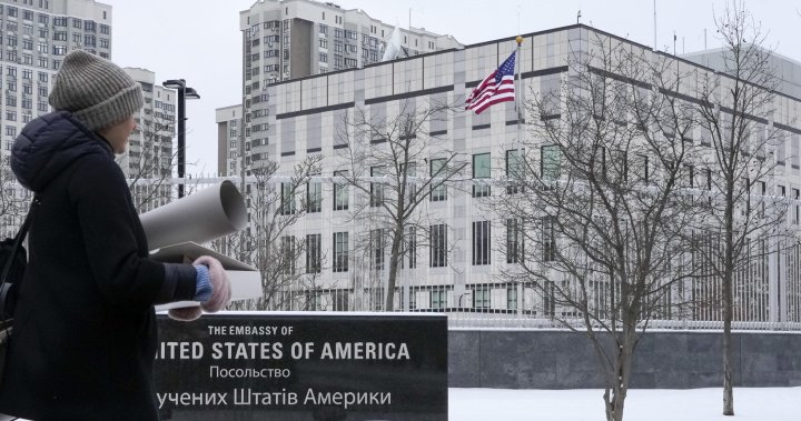 U.S. to evacuate embassy in Ukraine ahead of feared Russian invasion: report