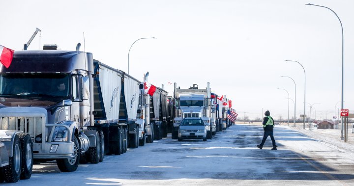 Partial reopening of Coutts border crossing running into problems as protest enters 6th day