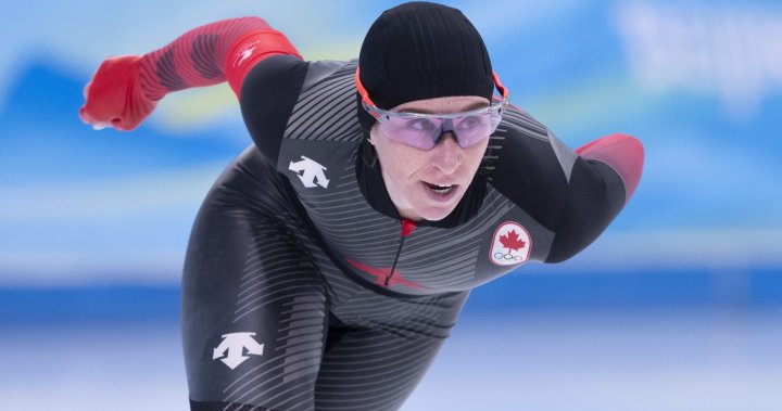 Canada’s Ivanie Blondin wins silver in mass start speed skating at Beijing Olympics