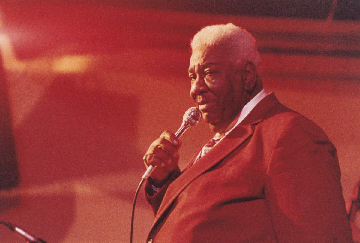 Clarence (Big) Miller is seen during a performance at the Yardbird Suite, a jazz club in Edmonton, in an undated handout photo. The biggest thing about Big Miller may have been the legacy he left in his adopted home.