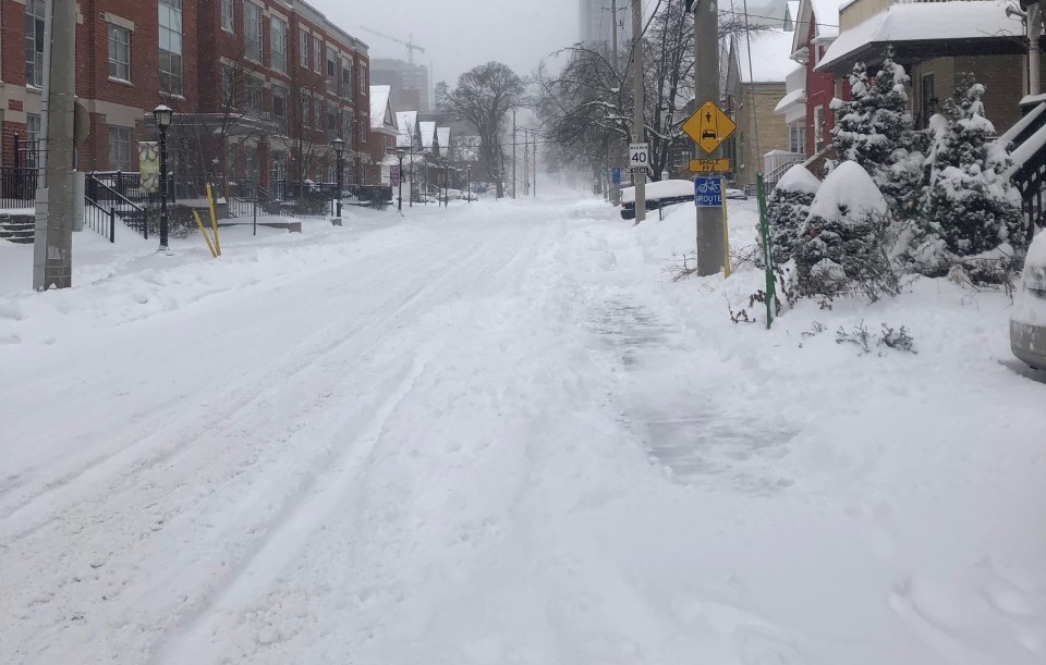 With Snow On The Way Winter Weather Travel Advisory Issued For Guelph   Duke Street Kitchener Snow 