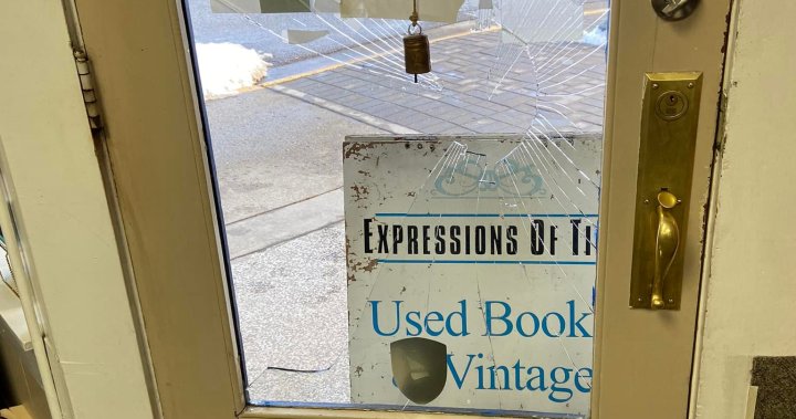 Vernon, B.C. business groups urge respect after shop’s window smashed by ‘belligerent’ customer