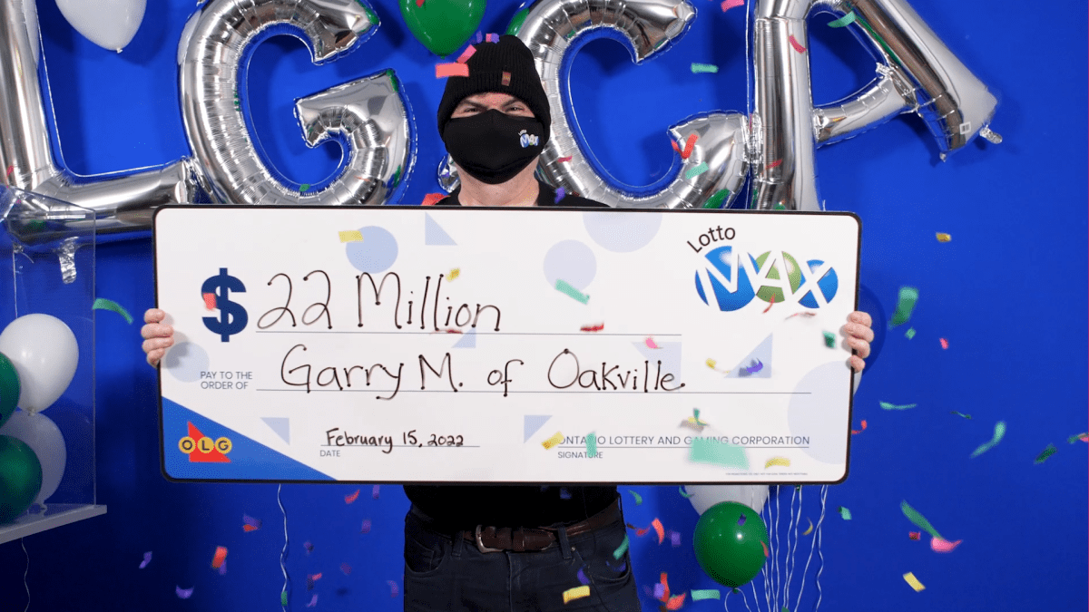 Garry Myles of Oakville won the $22-million jackpot in the Jan. 18 Lotto Max draw.