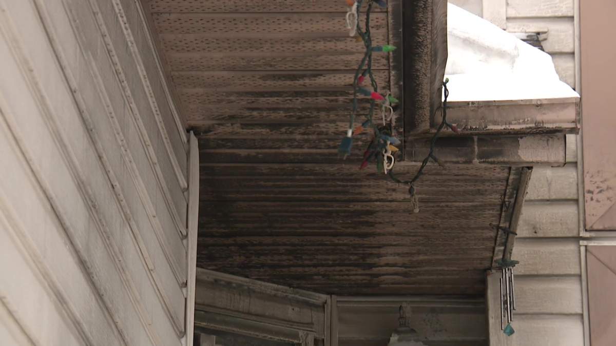 A home in south Edmonton's Ellerslie neighbourhood was damaged by fire in January 2022.