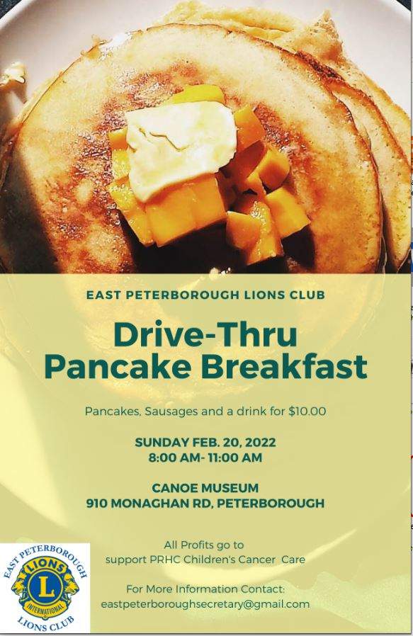 East Peterborough Lions Club Drive-Thru Pancake Breakfast - image