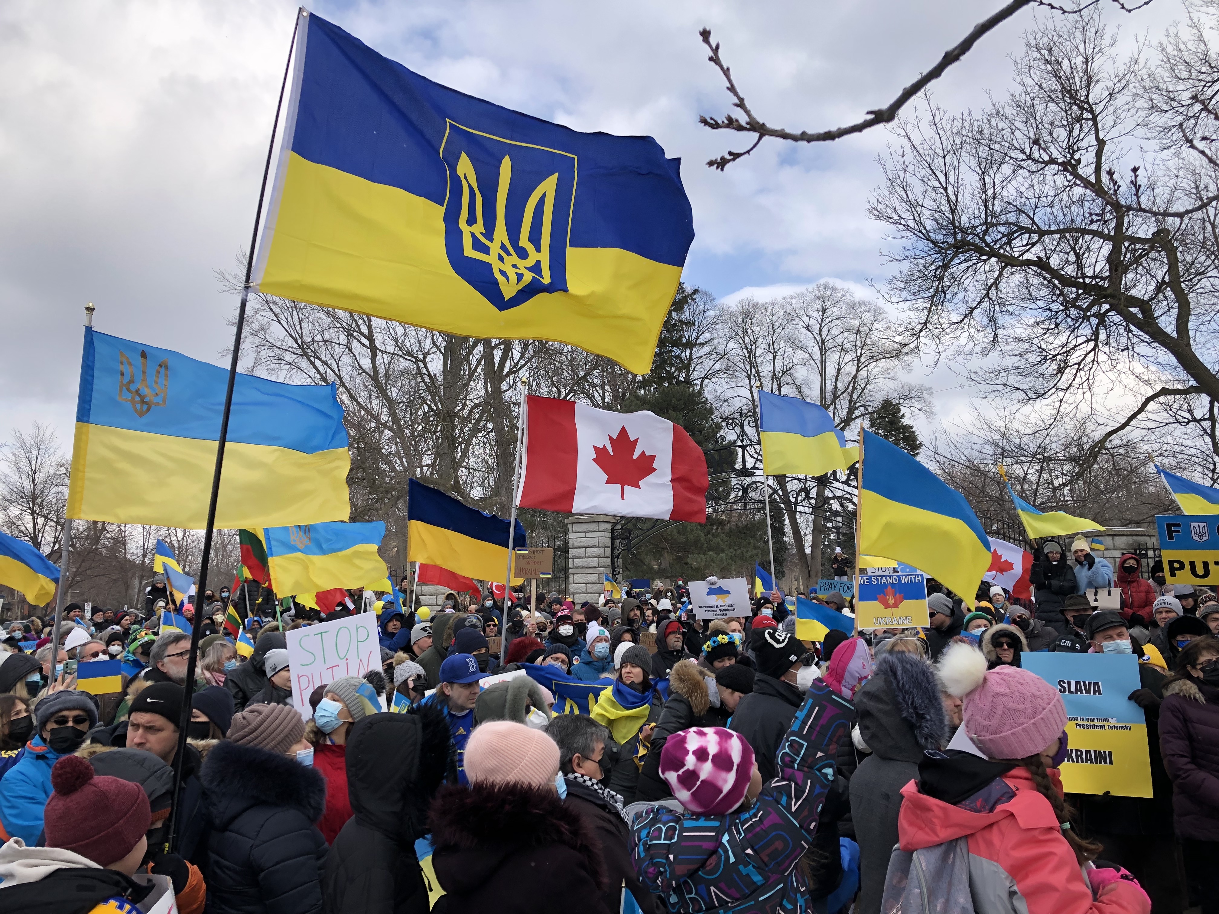 Ukraine Rally in London, Ont