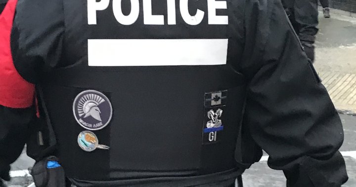 Montreal police force reviewing uniform policy after calls to ban ‘Thin Blue Line’ patches