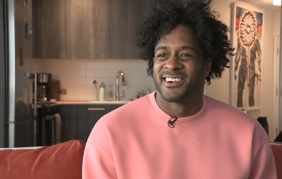 Alberta-born actor Jesse Lipscombe, who now lives in Vancouver, has made it his life's work to combat racism, advance Black representation in film,  and improve opportunities for actors of all backgrounds. He's seen here in his Vancouver home on Feb. 2, 2022.