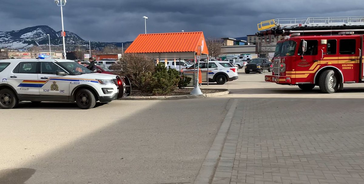 Police say a woman tried stealing power tools from Home Depot on Saturday afternoon, spraying multiple people with bear spray.