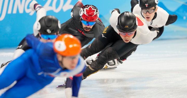 Canada’s Steven Dubois wins silver in short-track speed skating at Beijing Olympics