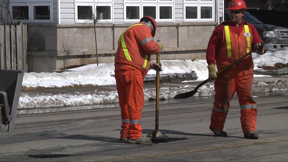 Hamilton's acting manager of roadway maintenance says the city has so far patched about 14,000 potholes as of the beginning of 2022.