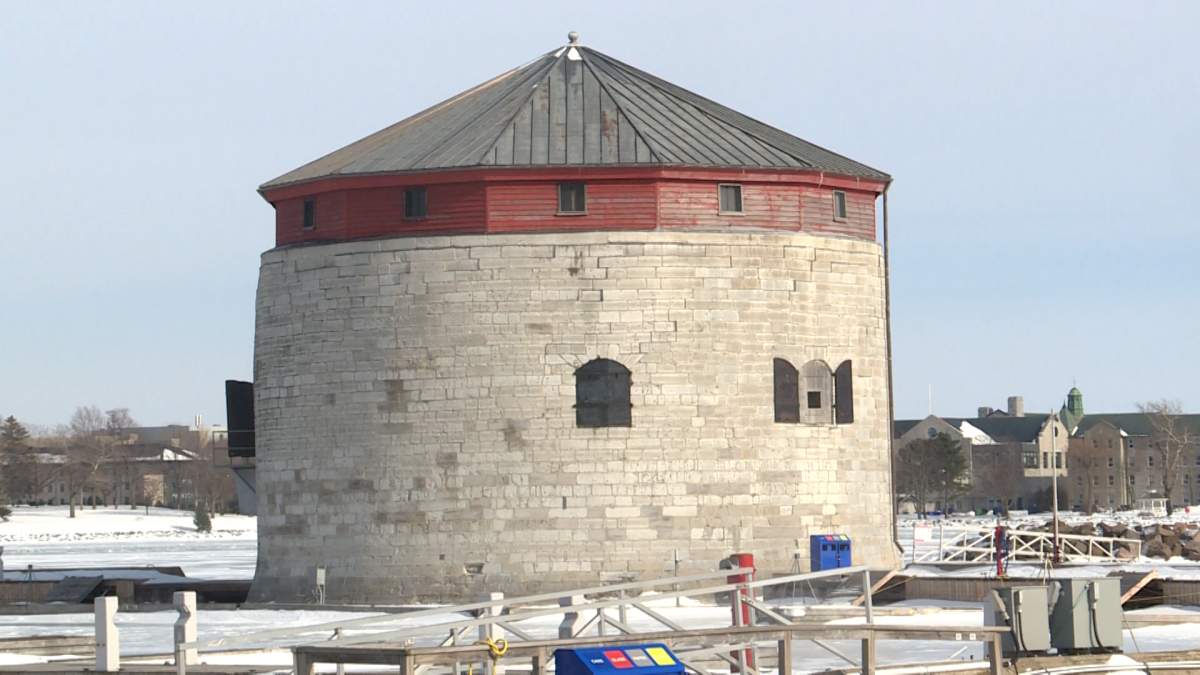 The historic Shoal Tower, once of the Kingston fortifications built by the British in the early 1800's, will remain in federal hands as part of the water lot deal.