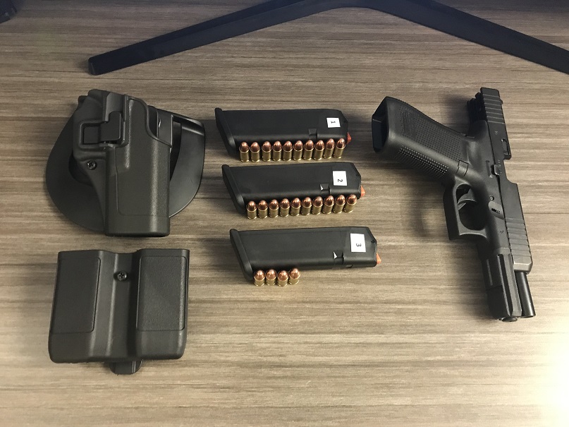 A weapon and ammunition seized by Selkirk RCMP.