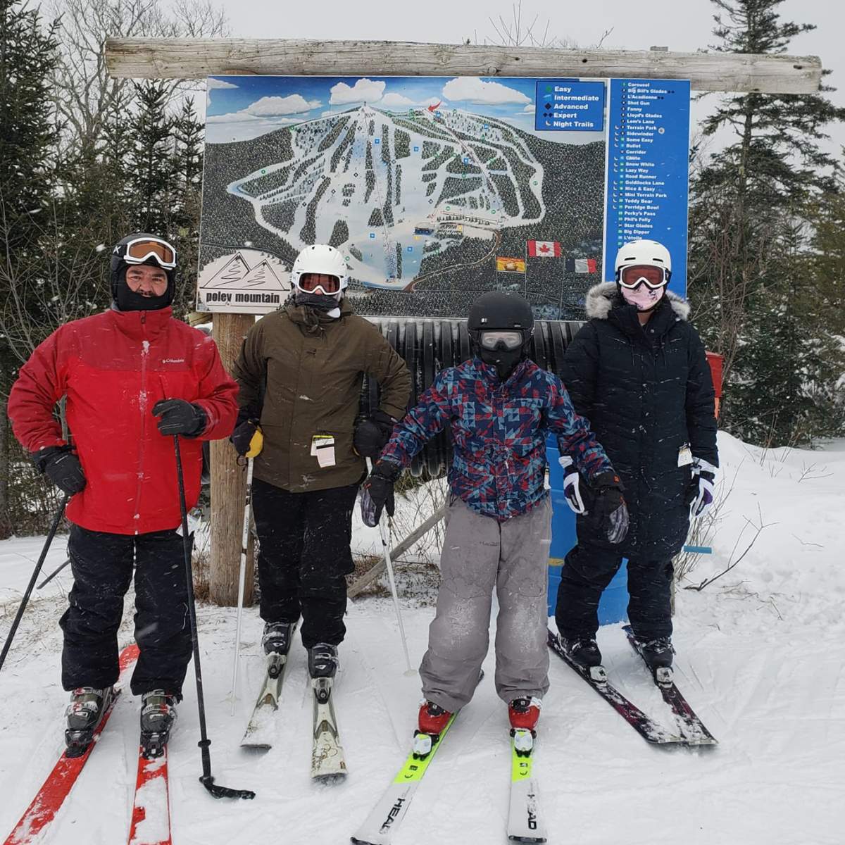 Lexi's dad and three siblings went skiing to celebrate what would have been her 17 birthday.