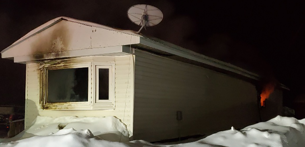 The Starlite Trailer Court in Swan River was the site of what RCMP say was an arson.