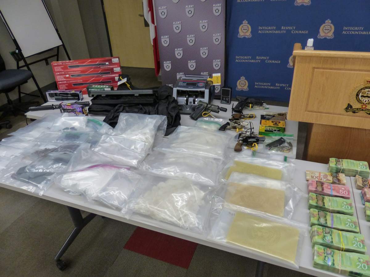 An 18-month investigation by the Alberta Law Enforcement Response Teams and the RCMP that started in Medicine Hat, Alta., resulted in police seizing more than $1.6 million in fentanyl, methamphetamine and cocaine.