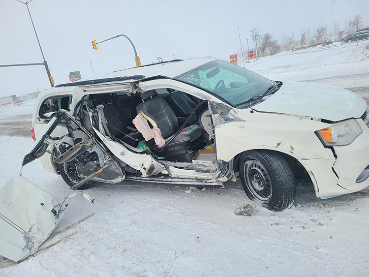 A Manitoba driver has been arrested for impaired driving after a crash at Deacons Corner, RCMP say.