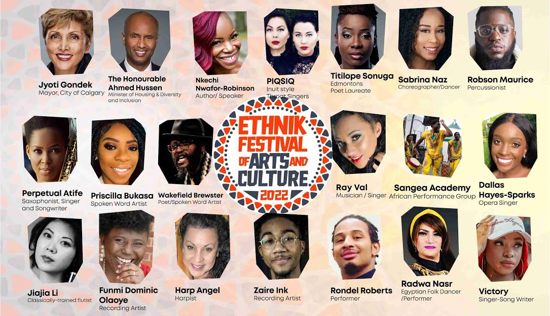 Speakers and artists at the 2022 edition of Ethnik Festival of Arts and Culture.