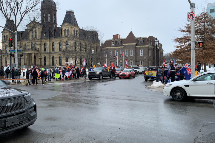 Anti-mandate demonstration in Fredericton enters Day 2