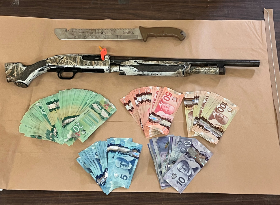 Items seized by Flin Flon RCMP.