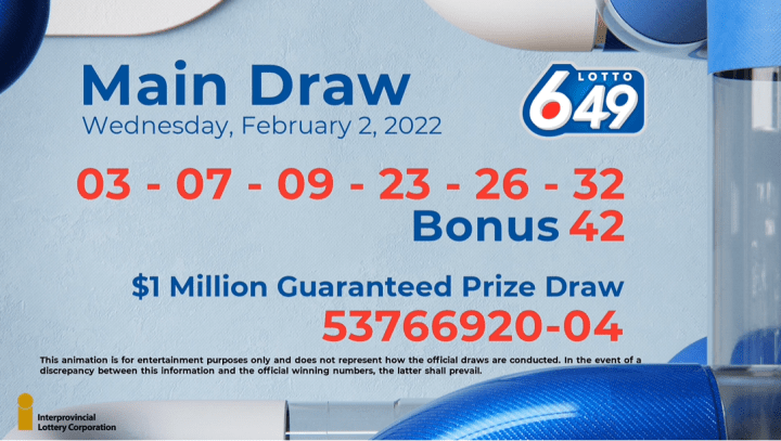 Lotto 649 on sale feb 2