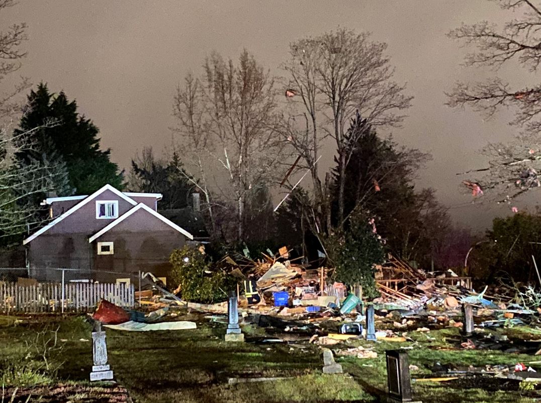 Nanaimo house explosion