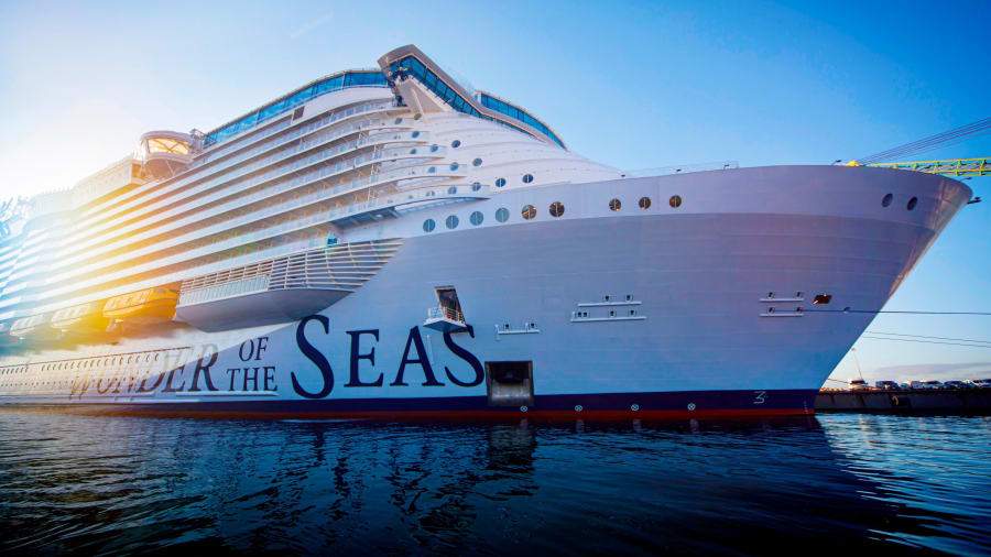 The world's largest cruise ship is finally ready to welcome passengers.