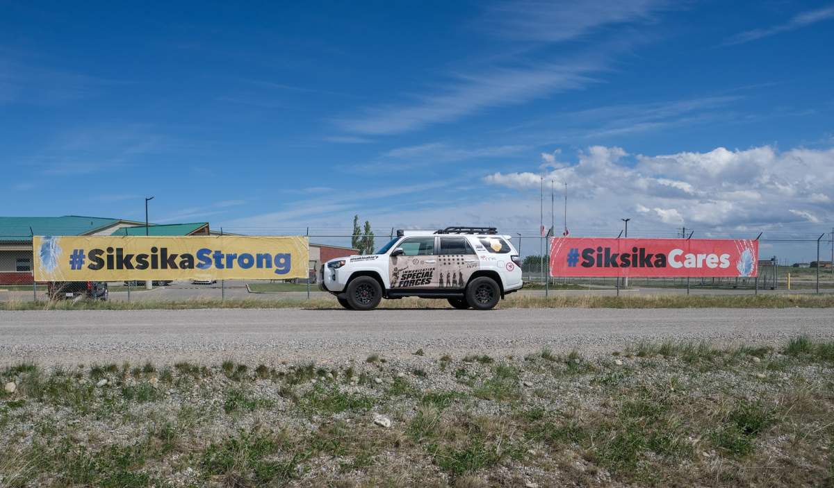 Siksika mobile health unit.
