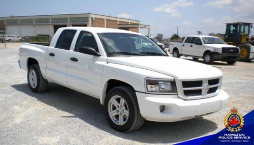 Hamilton Police looking for Dodge Dakota pick up truck in a fatal hit and run.