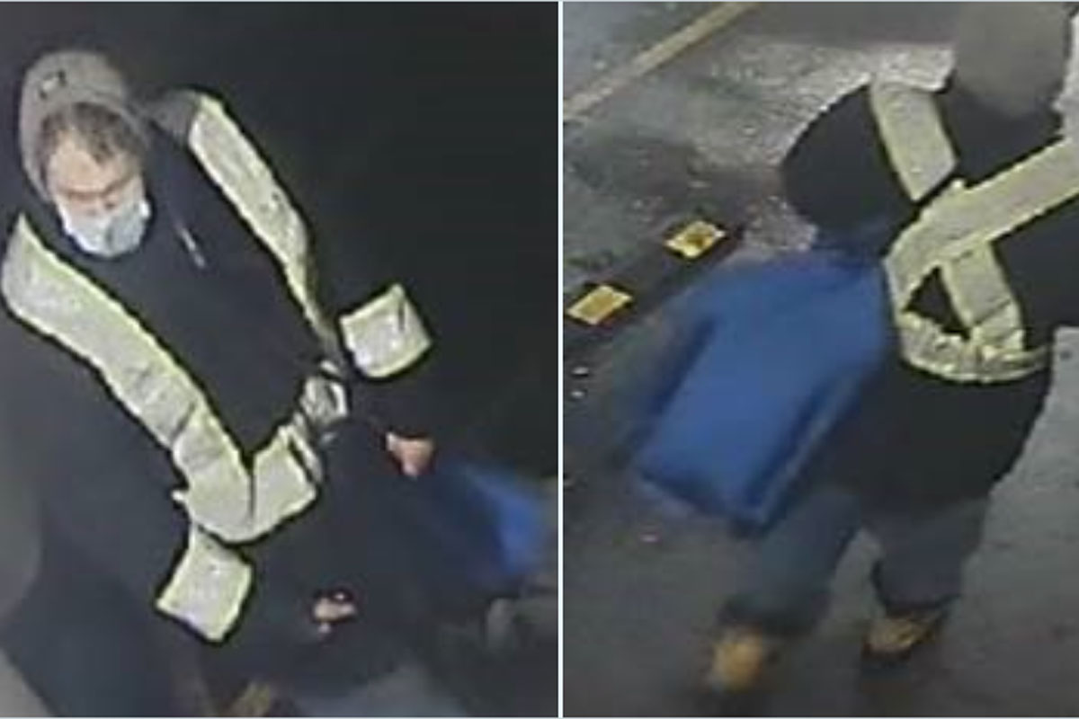 Waterloo Regional Police  would like to speak with the man in these photos.
