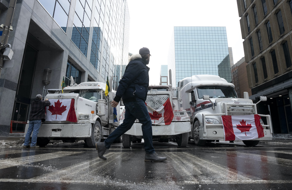 Trucker Convoy: Trudeau Says Protest ‘becoming Illegal’ As Demands For ...