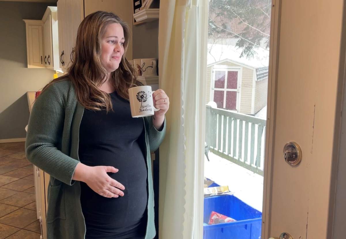 6-months pregnant, Rebekah Bass says she wants her baby to grow up in Grand Bay.