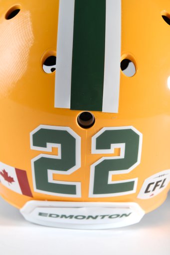 Edmonton Elks 2022 helmet