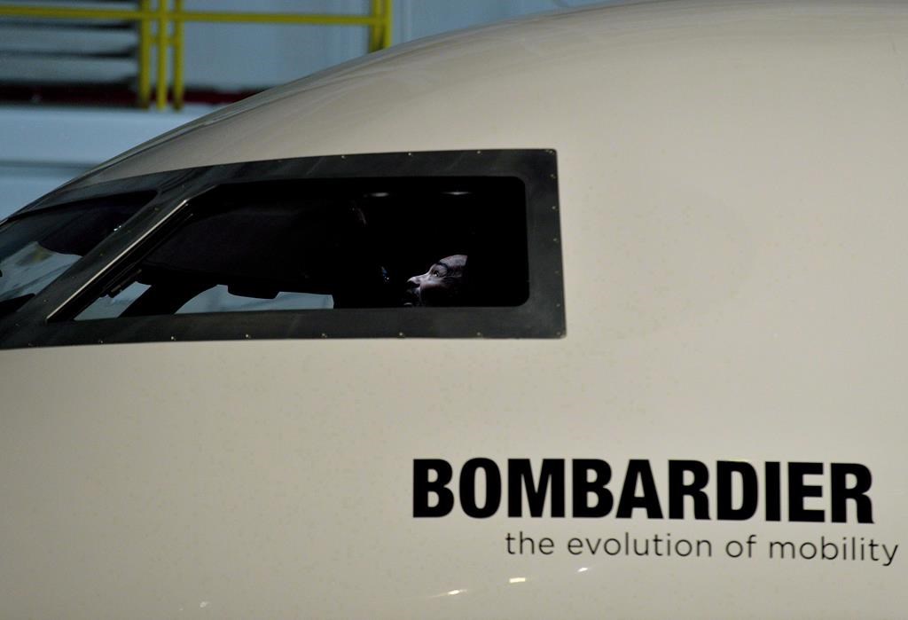 A mock up of a Bombardier Global 7000 aircraft is shown during a media tour in Toronto on Tuesday, November 3, 2015. 