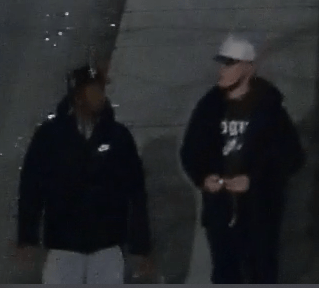 Kingston police say the two men pictured are suspects in the stabbing of another man in the early morning hours of Friday, March 18.