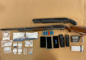 London police say two Londoners are facing multiple charges in relation to guns and drugs bust on Proudfoot Lane Wednesday. 