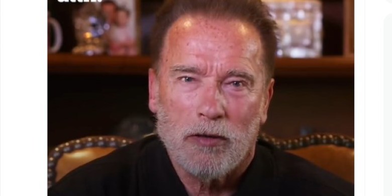 Arnold Schwarzenegger makes impassioned plea to Russians: 'This is an illegal war'