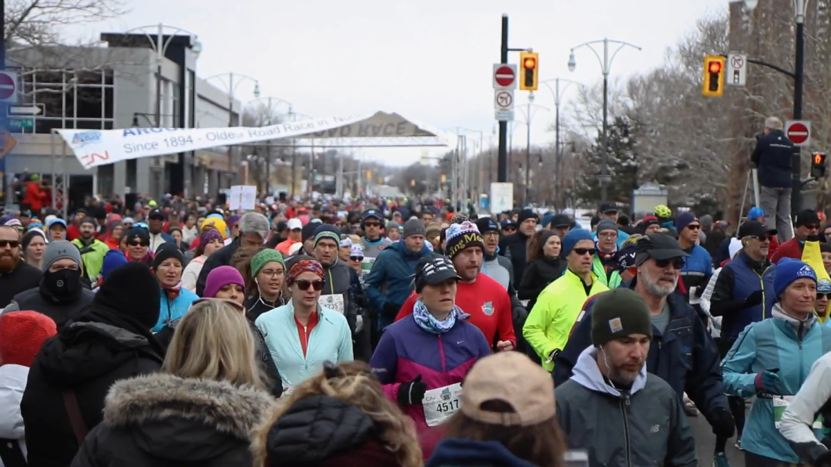 After two years of pandemic restrictions and virtual races, Hamilton's Around the Bay Road Race is officially back for a hybrid in-person/virtual race on Sunday, March 27, 2022.
