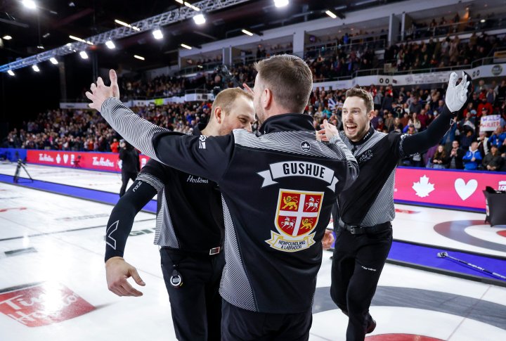 Gushue’s Wild Card One team beats Alberta’s Kevin Koe in extra end to