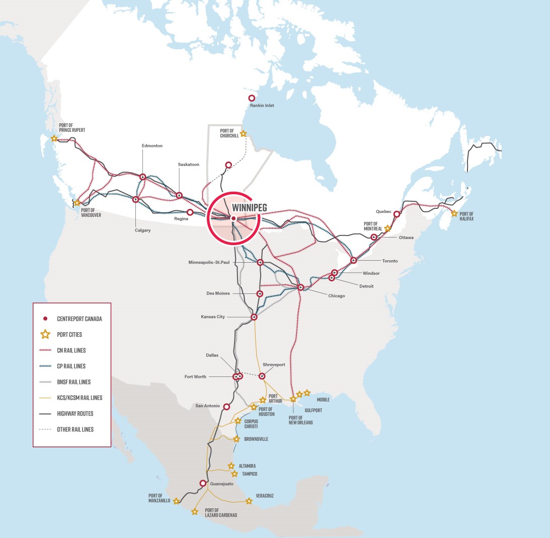 CentrePort Canada rail
