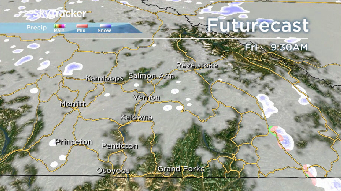 Fog and valley cloud linger Friday morning.